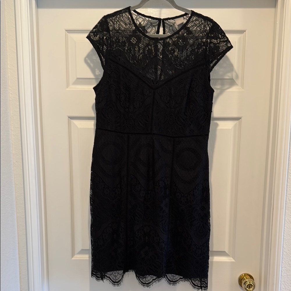 H&M Elegant Black Lace Dress